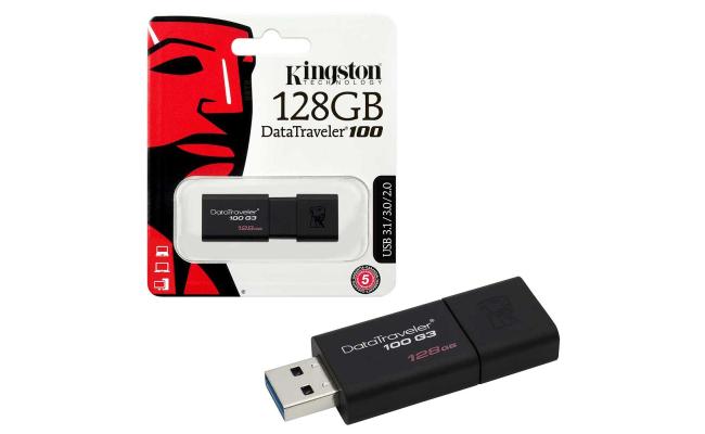 Kingston Datatraveler DT100 G3 128GB USB Flash Drive